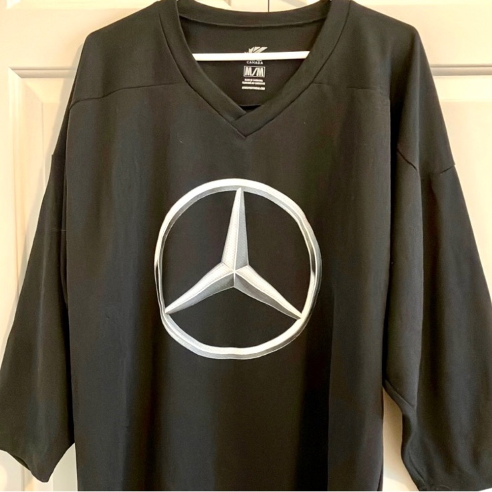 Kobe Sportswear | hockey practice jersey, branded with Mercedes-Benz Logo, black - Picture 1 of 8